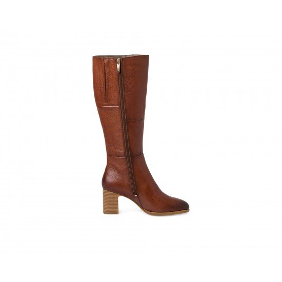 Tamaris Comfort Cognac Ανατομικές Δερμάτινες Μπότες Ταμπά Tamaris Comfort Cognac Ανατομικές Δερμάτινες Μπότες Ταμπά