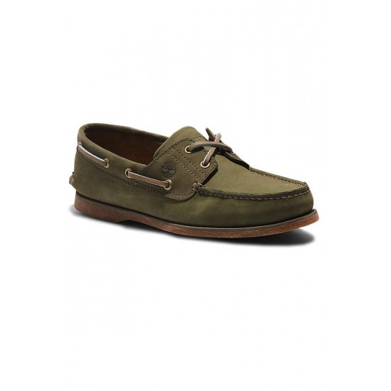 Timberland Ανδρικά Μοκασίνια σε Πράσινο Χρώμα Timberland Ανδρικά Μοκασίνια σε Πράσινο Χρώμα