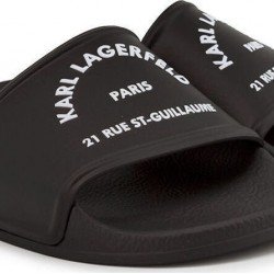 Karl Lagerfeld Ανδρικά Slides Μαύρα
