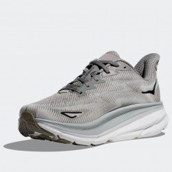 Hoka Clifton 9 Ανδρικά Αθλητικά Παπούτσια Running Γκρι