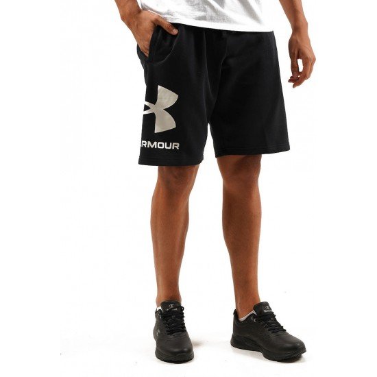 Under Armour Rival Fleece Αθλητική Ανδρική Βερμούδα Μαύρη Under Armour Rival Fleece Αθλητική Ανδρική Βερμούδα Μαύρη