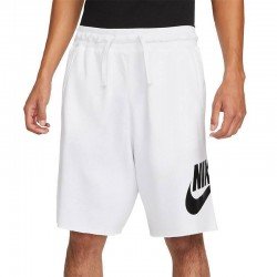 Nike Club Alumni Αθλητική Ανδρική Βερμούδα Λευκή