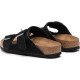 Birkenstock Arizona Soft Footbed Suede Leather Ανατομικά Σανδάλια Μαύρα Narrow Fit Birkenstock Arizona Soft Footbed Suede Leather Ανατομικά Σανδάλια Μαύρα Narrow Fit