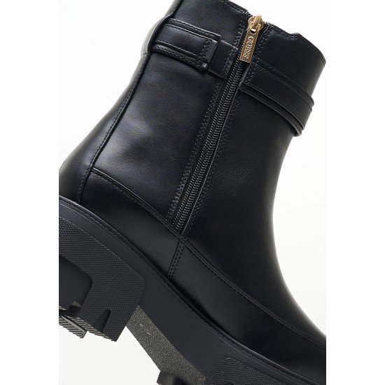 Γυναικεία Μποτάκια Yelma Μαύρο ECOleather Guess Γυναικεία Μποτάκια Yelma Μαύρο ECOleather Guess