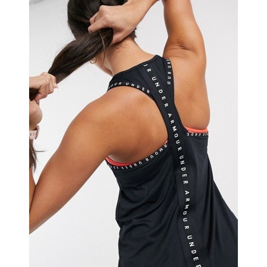 Under Armour Knockout Γυναικεία Μπλούζα Αμάνικη Μαύρη Under Armour Knockout Γυναικεία Μπλούζα Αμάνικη Μαύρη