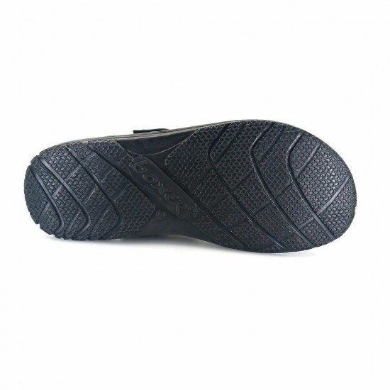 Boxer Δερμάτινα Ανδρικά Σανδάλια σε Μαύρο Χρώμα Boxer Δερμάτινα Ανδρικά Σανδάλια σε Μαύρο Χρώμα