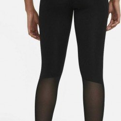 Nike Dri-Fit Pro 365 Training Γυναικείο Μακρύ Κολάν Ψηλόμεσο Μαύρο