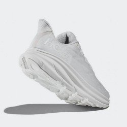 Hoka Clifton 9 Ανδρικά Αθλητικά Παπούτσια Running Λευκά