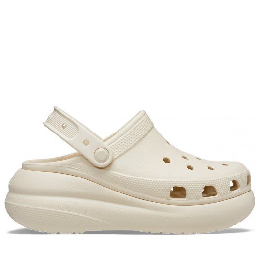 Crocs Mega Crush Γυναικεία Σαμπό Μπεζ Crocs Mega Crush Γυναικεία Σαμπό Μπεζ