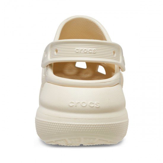 Crocs Mega Crush Γυναικεία Σαμπό Μπεζ Crocs Mega Crush Γυναικεία Σαμπό Μπεζ