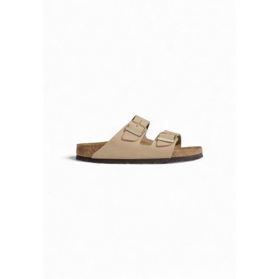 Soft Footbed Δερμάτινα Γυναικεία Σανδάλια Μπεζ Narrow Fit Soft Footbed Δερμάτινα Γυναικεία Σανδάλια Μπεζ Narrow Fit