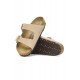 Soft Footbed Δερμάτινα Γυναικεία Σανδάλια Μπεζ Narrow Fit Soft Footbed Δερμάτινα Γυναικεία Σανδάλια Μπεζ Narrow Fit