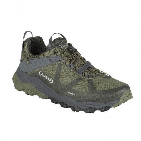 ΠΑΠΟΥΤΣΙΑ AKU Men's Flyrock GTX Green/Grey ΠΑΠΟΥΤΣΙΑ AKU Men's Flyrock GTX Green/Grey