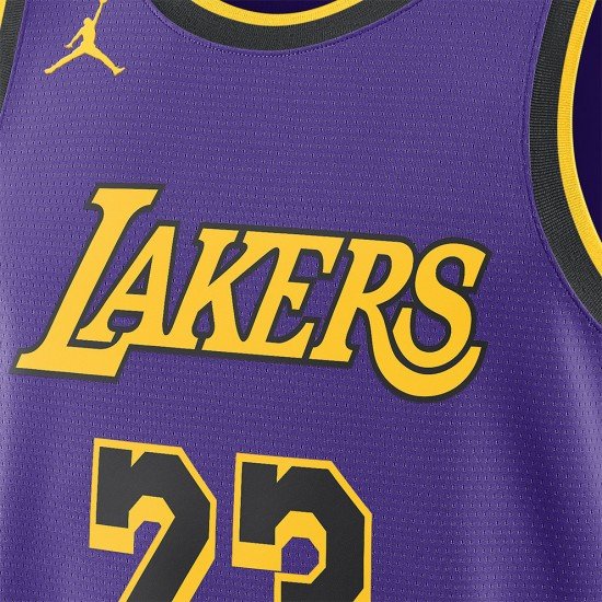 Jordan Dri-FIT NBA LeBron James Los Angeles Lakers Swingman Statement Edition Μπασκετική Φανέλα Jordan Dri-FIT NBA LeBron James Los Angeles Lakers Swingman Statement Edition Μπασκετική Φανέλα