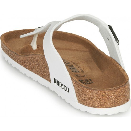 Birkenstock Gizeh Δερμάτινα Γυναικεία Ανατομικά Σανδάλια Λευκά Regular Fit Birkenstock Gizeh Δερμάτινα Γυναικεία Ανατομικά Σανδάλια Λευκά Regular Fit