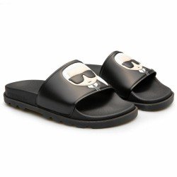 Karl Lagerfeld Slides σε Μαύρο Χρώμα Unisex