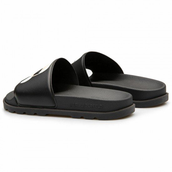 Karl Lagerfeld Slides σε Μαύρο Χρώμα Unisex Karl Lagerfeld Slides σε Μαύρο Χρώμα Unisex