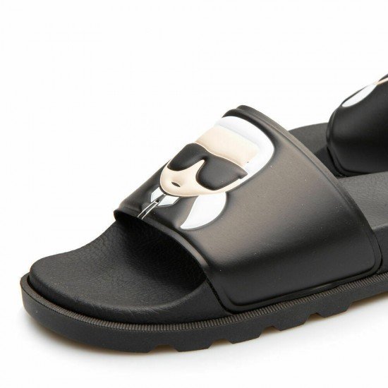 Karl Lagerfeld Slides σε Μαύρο Χρώμα Unisex Karl Lagerfeld Slides σε Μαύρο Χρώμα Unisex