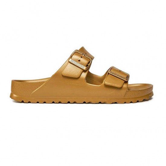 Birkenstock Arizona Eva Γυναικεία Ανατομικά Σανδάλια Glamour Gold Narrow Fit Birkenstock Arizona Eva Γυναικεία Ανατομικά Σανδάλια Glamour Gold Narrow Fit