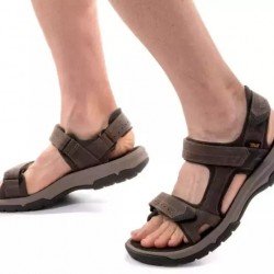 Teva Langdon Δερμάτινα Ανδρικά Σανδάλια Walnut