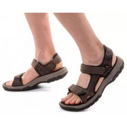 Teva Langdon Δερμάτινα Ανδρικά Σανδάλια Walnut
