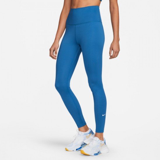 Nike Γυναικείο Μακρύ Κολάν Μπλε