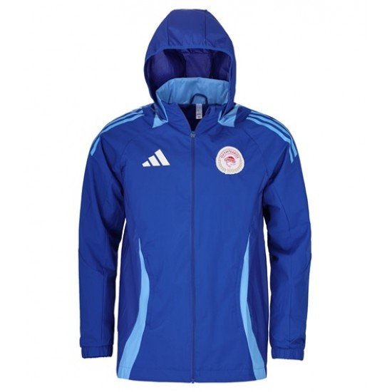 Ολυμπιακός 2024/25 αδιάβροχο/αντιανεμικό adidas, μπλε01102071****